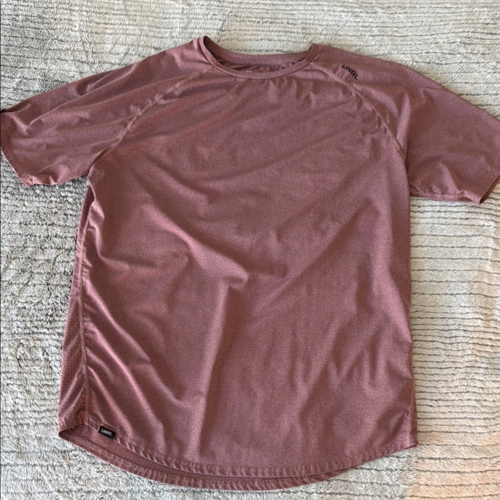 Red Short Sleeve Tee with Relaxed Fit